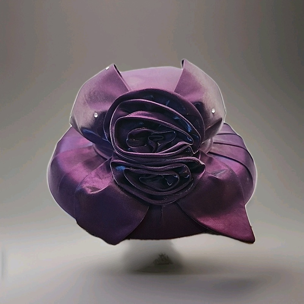 Proverbs Church Hat In Deep Purple
